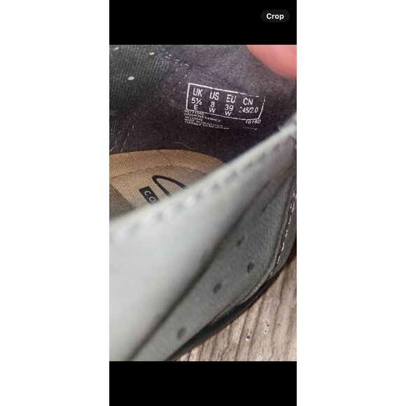 Clarks Collection Cloudsteppers Soft Cushion Gray Slip-On Shoes Women’s Size 9 - Picture 8 of 8